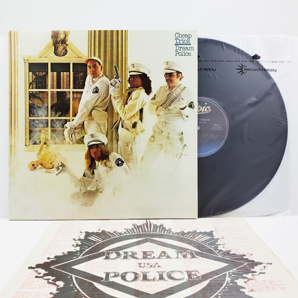 Cheap Trick Dream Police Vinyl Record 1979 FE 35773 Sterling Original LP EX